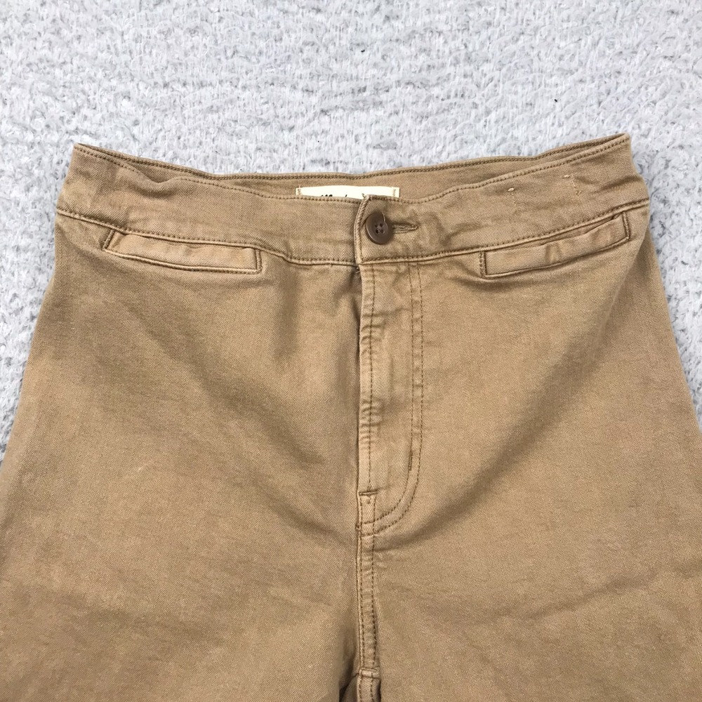 Madewell Emmett Wide Leg Jeans Womens 26‎ Brown High Waist Welt Pocket Denim - Picture 2 of 12